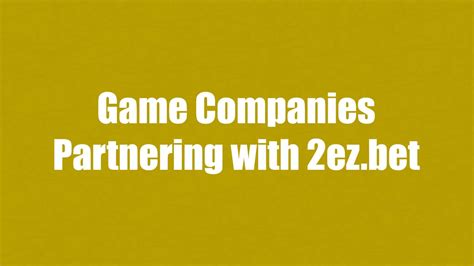 2ezbet community|2ez.bet's Incredible from Players and Game Companies .